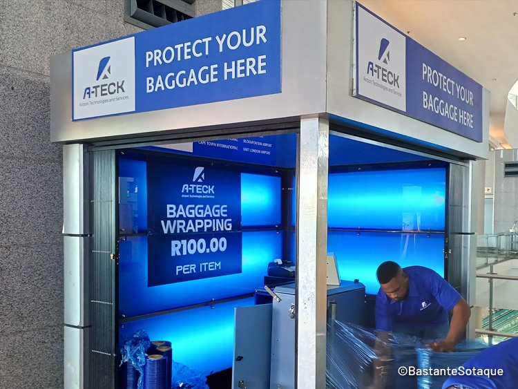 Aeroporto de Cape Town/Cidade do Cabo - Embalar bagagens
