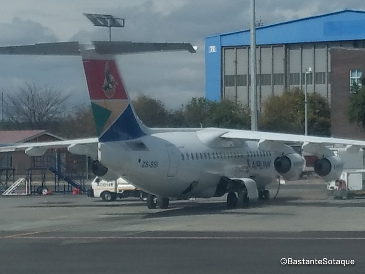 Avião Airlink - Aeroporto de Joanesburgo - 2018
