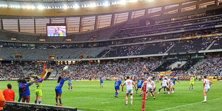 DHL Stadium: palco dos jogos de rugby em Cape Town