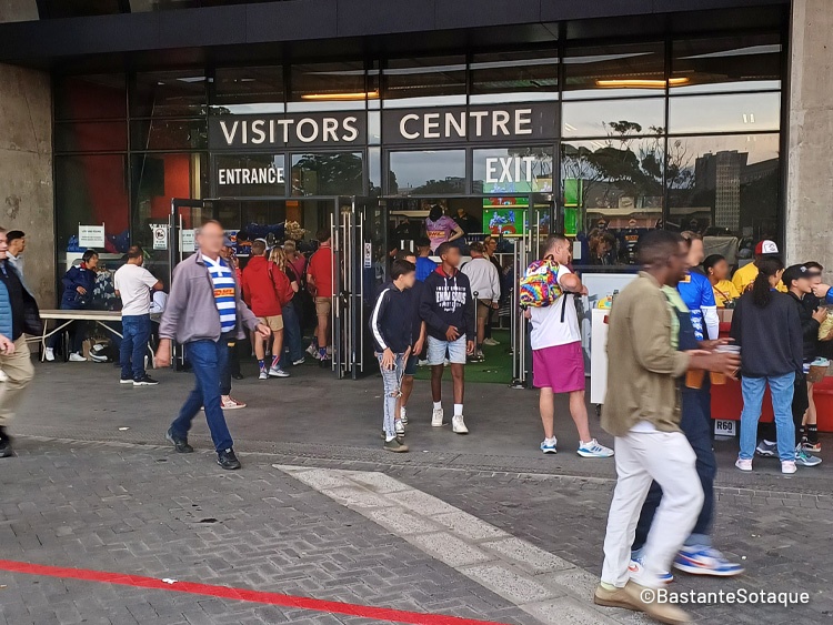 Loja do Stormers - Jogo de rugby no DHL Stadium Green Point, Cape Town/Cidade do Cabo
