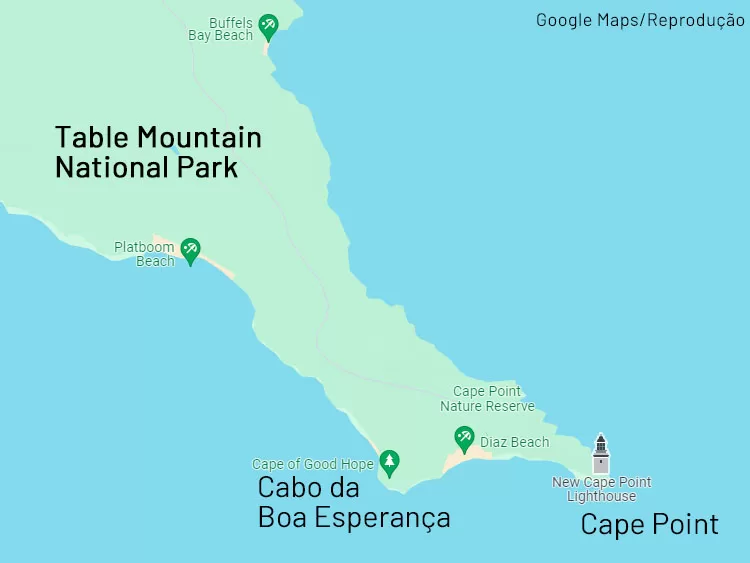 Table Mountain 
National Park, Península do Cabo