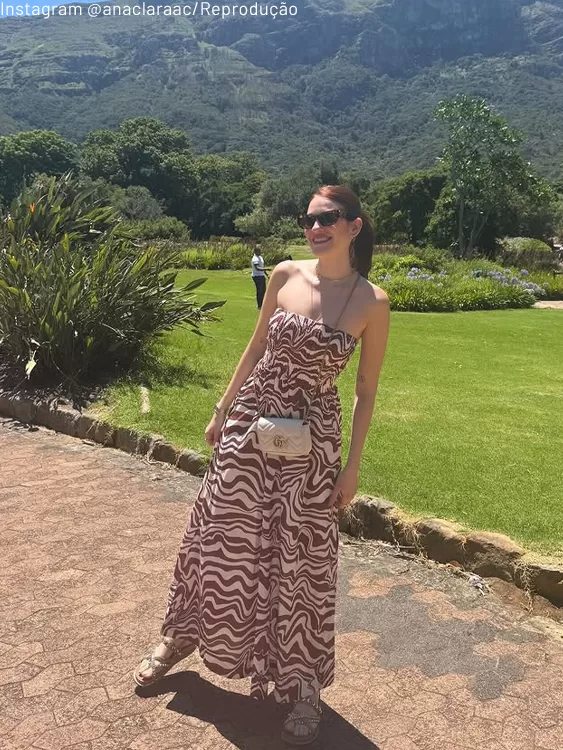 A apresentadora Ana Clara no Jardim Botânico de Kirstenbosch - Cape Town, África do Sul