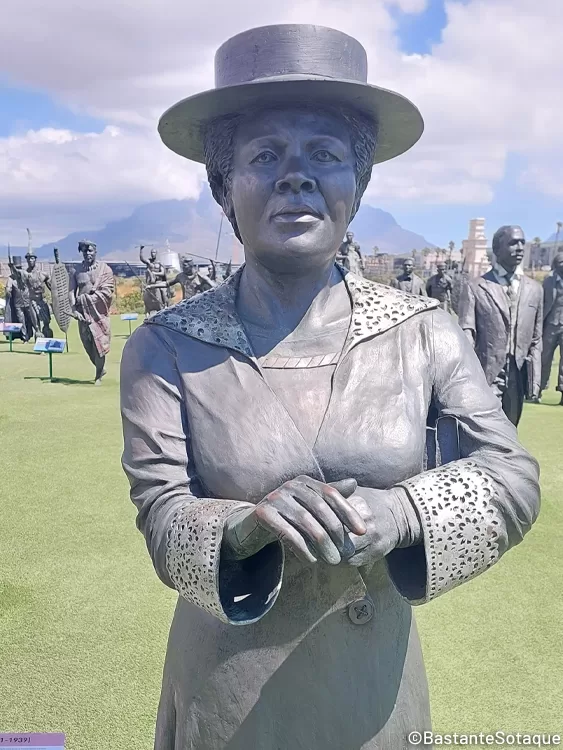 Exposição - estátuas de bronze - Cidade do Cabo