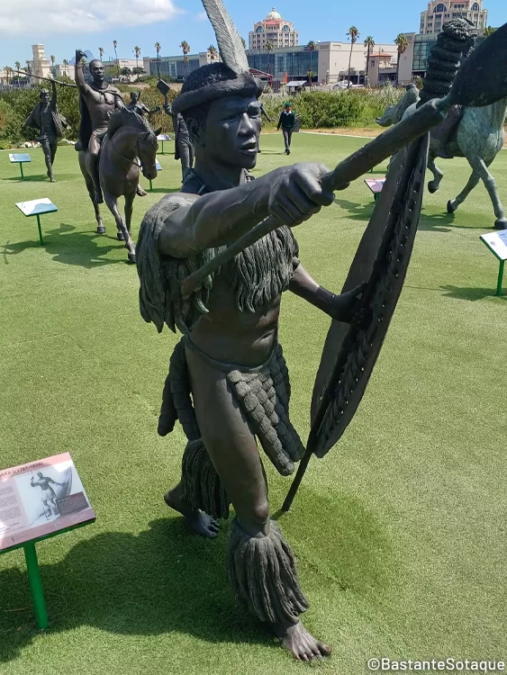 Estátuas de bronze na Cidade do Cabo