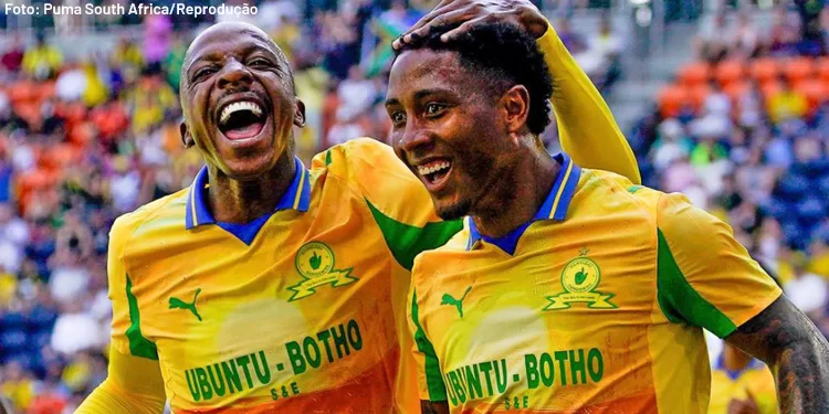 Onde encontrar a camisa do Mamelodi Sundowns na África do Sul