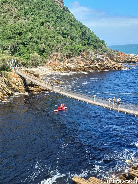 Pontes suspensas - Garden Route, África do Sul