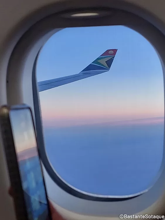 Voo South African Airways (SAA) - Avião